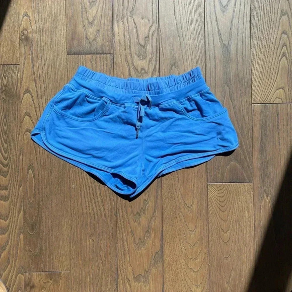 Blue Lululemon Strength and Tone short - Picture 2 of 5
